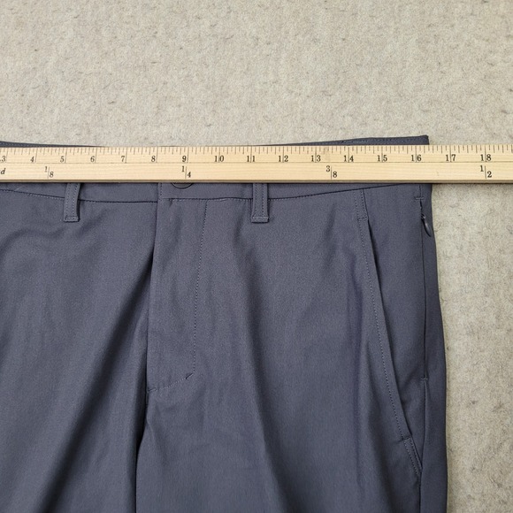 Reebok Performance Chino Pants Mens 32x32 Dark Gray Stretch Lightweight - Picture 8 of 11